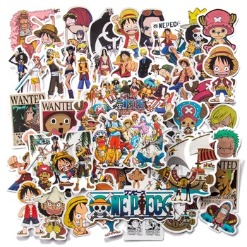 10/30/50 buc Anime One Piece Impermeabil Decal Skateboard-ul Potrivit pentru Laptop Chitara Frigider Telefon decalcomanii jucarii copii Autocolante