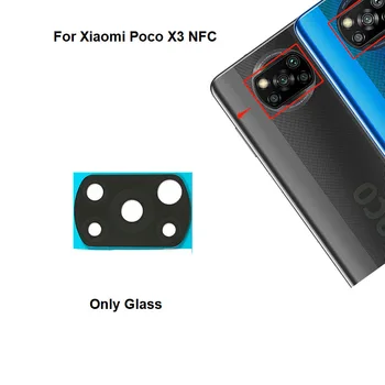 10BUC Pentru Xiaomi Poco F3 M3 X3 F1 F2 Pro 4G 5G NFC GT Camera din Spate de Sticlă din Spate aparat de Fotografiat Lentilă Cu Adeziv Autocolant Adeziv Pocophone