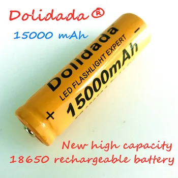 15000mAh 3.7 V 18650 baterie litiu-ion lanterna LED / baterie reîncărcabilă pentru echipamente electronice