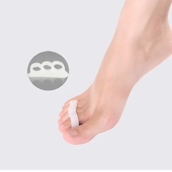 2 BUC Silicon Picior de Îngrijire Instrument Gel Picior Deget de la picior Separator de Inflamație la picior Protector Îndreptat Corector Orteze Pedichiura Inflamație la picior Protector