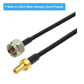 2 buc Placat cu Aur CRC9 de sex Masculin Direct la F Plug de sex Masculin Coadă RG174 Cablu Coaxial RF Modem 3G Antenă Cablu de Extensie Cablu Jumper