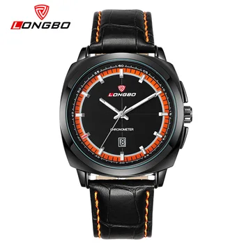 2016 LONGBO noua moda pentru bărbați cuarț ceas din piele de Calitate business casual ceas impermeabil ceas Sport barbati relogio masculino
