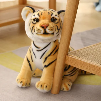 25cm Simulare Copil Mic Tigru Mascota Păpuși Jucărie Moale Animale Împăiate Tigru Zodiac Băiat Jucarii de Plus Pentru Copii de Ziua lui Cadou
