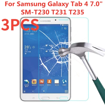 3PCS 9H Sticla Temperata Pentru Samsung Galaxy Tab 4 7.0 Inch Ecran Protector SM-T230 T231 T235 Anti Amprente Film Protector