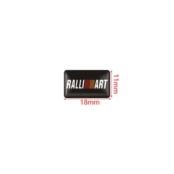50Pcs Styling Auto 3D Ralli Art Logo-ul de Decorare Autocolant DIY Emblema Decal pentru Mitsubishi Motors Ralliart Accesorii Auto