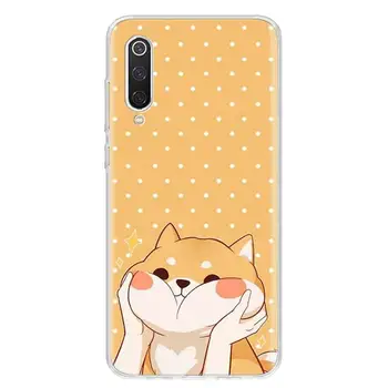Animale Shiba Inu Telefon Caz Pentru Xiaomi Poco X3 Pro Nfc F3 M3 F1 Mi Note 10 11 Lite CC9 9 8 9T 10T A3 A2 A1 Capac Moale Shell