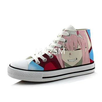Anime dragă în franxx Zero Doi periferice graffiti pantofi de panza pantofi pentru bărbați pantofi mari Mandarin rață pantofi