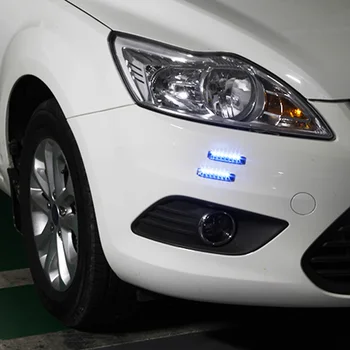 Anti-static Ușa de la Mașină Bara de protecție Ușă Garda de Marginea Static Eliminator Anti-Coliziune Benzi cu energie Solară Lumină LED-uri Accesorii Auto