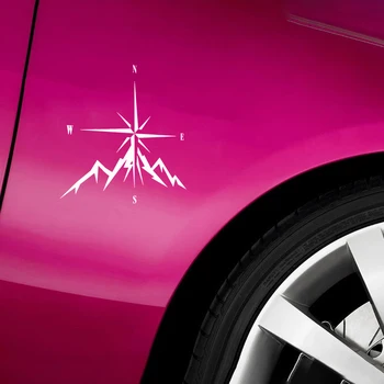 Autocolante auto NSWE Moda Compass Rose Naviga 4x4 Offroad Decalcomanii de Vinil Noutate JDM Derivă de Vinil Autocolant Decal
