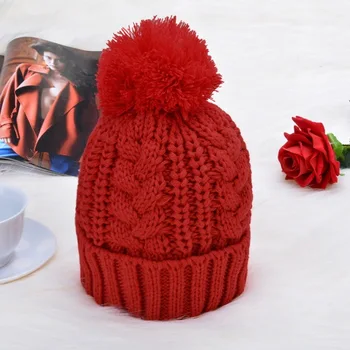 CIVICHIC Cald Clasic Set pentru Femei Eșarfă Tricot Pălărie de Iarnă Croșetat Pălării Pompon Căciuli Chelioși poftă de mâncare Îngroșa Șal SH162
