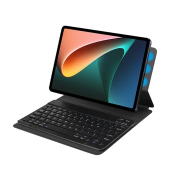 Caz de tastatură pentru XiaoMi Mi Pad 5pro/ Mi Pad 5 Tabletă compatibil Bluetooth Wireless Keyboard w/Touchpad & Coperta de Piele