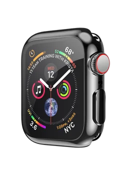 Ceas Acoperă pentru Apple Watch Caz SE 6 5 4 3 42MM 38MM Moale Clar 360 Slim TPU Screen Protector pentru iWatch 44MM 40MM Accesorii