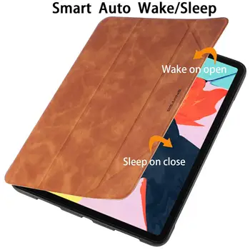 De caz pentru iPad 9.7 inch 2017/2018 Cover pentru iPad Pro 11 2020 mini4/5 Stand Flip Smart Auto Wake Caz Pentru iPad 10.2 2019