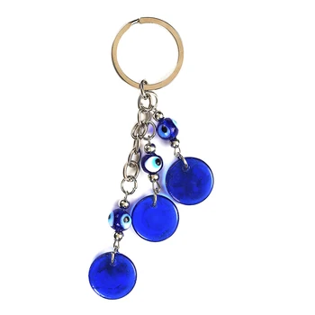 Deochi Clasic 3 albastru de sticlă deochi breloc pendent de înaltă calitate, simplu breloc accesorii bijuterii en-gros EY5043