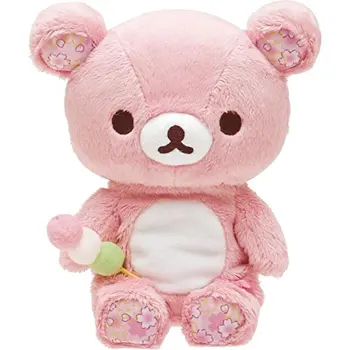 Drăguț Roz Hello Kitty Sakura Mochi Korilakkuma Urs Flori De Cires Serie Mare De Pluș Umplute Copii Păpuși Jucarii Pentru Copii Fete Cadouri