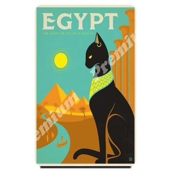 Egipt suvenir magnet de epocă turistice poster