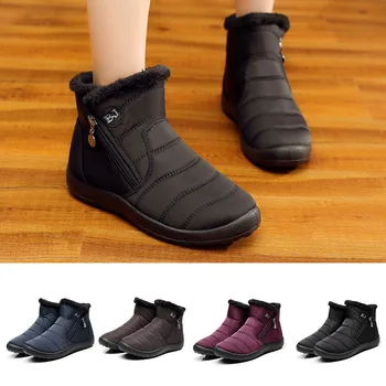 Femei Cizme 2021 Pantofi De Iarna Pentru Bărbați Cizme De Zapada Cu Pluș În Interiorul Botas Mujer Impermeabil Plus Dimensiune 43 Cizme De Iarna Pentru Femeie Papuceii