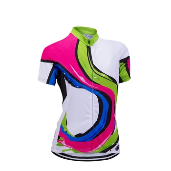 Femeile Echipa Pro Cycling Jersey Maneci Scurte Biciclete Îmbrăcăminte de Biciclete de Top Tricou Personalizat Respirabil MTB Ropa Ciclismo
