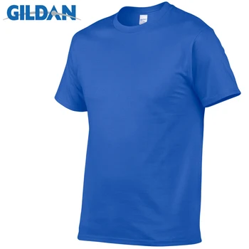 Firma Gildan Brand De Vara Barbati Tricou Bumbac Barbati Tricou Casual Cu Maneci Scurte O-Neck T Shirt Confortabil Solid Topuri Tricouri Supradimensionate