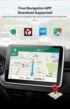 GRANDnavi Andrid CarPlay Masina de Radio Unul Din 10Inch, GPS Rotație Auto Multimedia Player Autoradio Stereo 1 Din Pentru VW Toyota Nissan