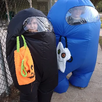 Halloween Gonflabile Costum Adult, Copii, Femei, Bărbați Fată Băiat Cosplay Costum De Haine Deghizare Rol Onesie Disfraz Inflable