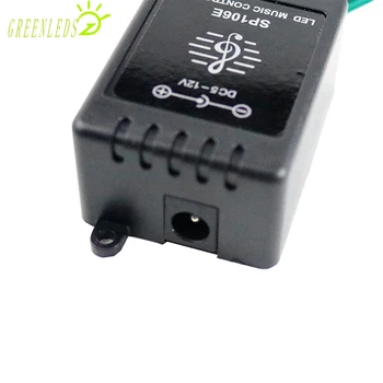 LED Pixel Controler RGB RF de la Distanță de Muzică Mini Controller JM-SP106E DC5-12V 1000 de Puncte Plin de Culoare LED-uri Controler