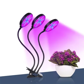 LED-uri LUMINOASE de Creștere a Plantelor Lampa cu Spectru Complet 30W 45W Putere Mare cu 5 trepte de Reglaj Sincronizare Cu Clip
