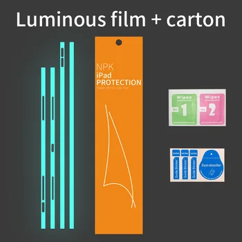 La modă Luminoase Fluorescente Marginea Decorare Autocolant de Protecție Decor Pentru ipad Pro Air Mini 2021 12 9 2020 11 10 Inch Stick