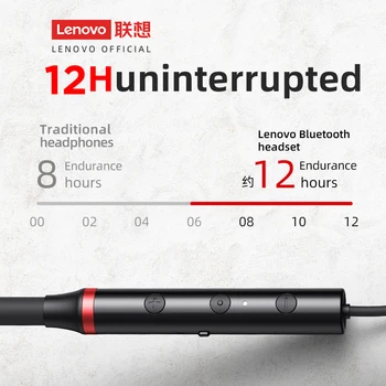 Lenovo 5.0 Cască Bluetooth Agățat de Gât In-ear Sport Execută setul cu Cască fără Fir Magnetic Căști HE05Pro
