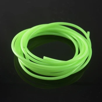 MNFT 2 Metri Multiple de Culoare Verde Fly Tying Riging Tub PVC Tubblings Pescuit Material Tub Luminos
