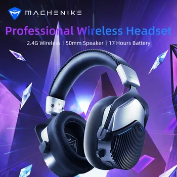 Machenike GH603 2.4 GHz Wireless Gaming Headset 3.5 mm cu Fir Supra-Ureche Căști de Reducere a Zgomotului Cu Microfon Pentru PC PS5
