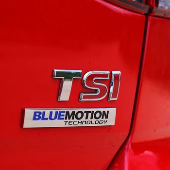 Masina 3D Autocolant Emblema Auto Spate Insigna Decal Pentru Volkswagen Bluemotion Technology Golf Polo Passat Touareg Styling Accesorii