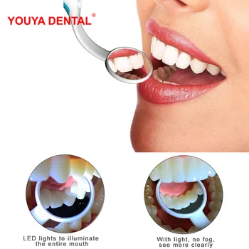 Micro Antifog Dentare Oglinda Cu Lumina Led Dentist Oglindă Pentru Dinții Din Față Suprafata De Ingrijire Orala Stomatologie Instrumente Dentare Instrumente