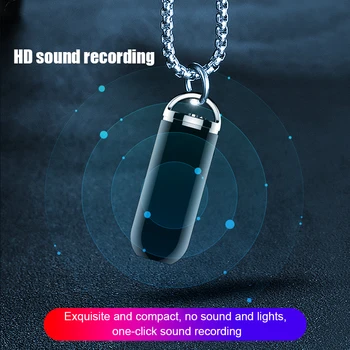 Mini recorder de voce activat dispozitiv de înregistrare digitală de sunet profesionale dictafon audio micro ascultare mici player