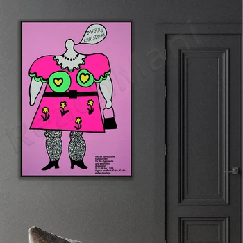Niki de Saint Phalle, expoziție de postere, de perete de arta, arta pop, decor acasă postere de arta