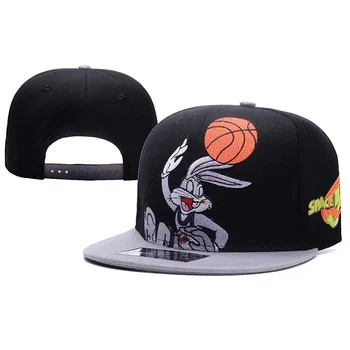 Noua Moda Barbati șapcă de baseball Desene animate capace negre iepure de baschet hip hop snapback hat adult casual în aer liber pălării de soare os gorras