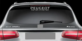 Pentru Fereastra din Spate Autocolant dedicat pentru Peugeot Motion & Emotion Noi Vinil Decal Logo-ul Auto RW72
