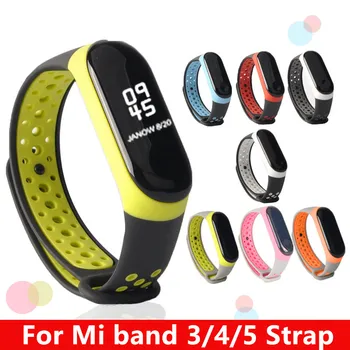 Pentru Mi Band 5 6 4 curea Silicon sport ceas de mână Brățară miband 4 5 accesorii bratara curea inteligent pentru Xiaomi mi band 3 4 5