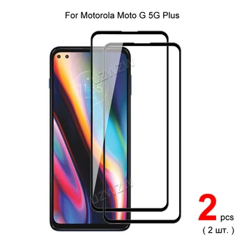 Pentru Motorola Moto G 5G Plus o Acoperire Completă Sticlă Călită Ecran de Telefon Protector Protector Guard Film 2.5 D 9H Duritate