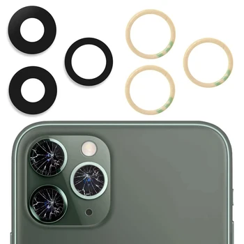 Pentru iPhone 6 6Plus 6s 6sPlus 7G 7Plus 8G 8 Plus X XR XS 11Pro Max Rea Spate aparat de Fotografiat Lentilă de Sticlă de Înlocuire Capac Cu Adeziv