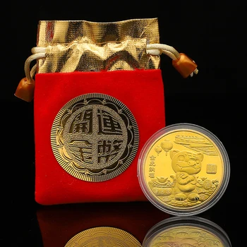 Plic Roșu Tigru Monedă Comemorativă În 2022 Cutii De Cadouri Binecuvântare Cadou Suvenir Cadouri De Anul Nou