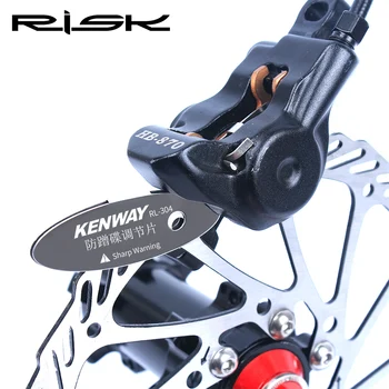 RISCUL MTB Plăcuțele de Frână Disc de Reglare Instrument de Biciclete Tampoane de Montare Asistent Plăcuțe de Frână Rotor Instrumente de Aliniere Distanțier Bicicleta Kit de Reparare