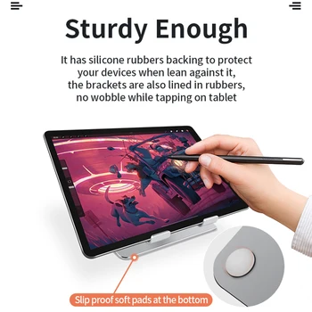 SMOYNG Aliaj de Aluminiu Pliabil de Birou pentru Tableta, Telefonul Stand Suport de Metal Portabil Suport Pentru iPad Pro 12.9 Desktop Soclului
