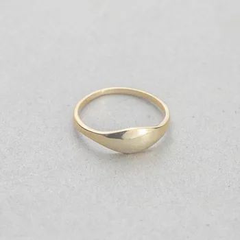 Simplu de Culoare de Aur Inele Pentru Femei Anillos Bijuterii Vintage Aliaj de Zinc Retro Rotund Inel de Ciolan de sex Masculin anel masculino