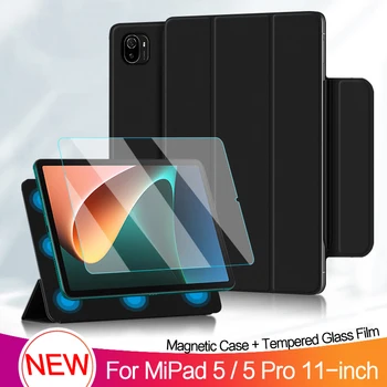 Smart Case Pentru XiaoMi MiPad 5 Pro 11 2021 Tableta De Protecție Magnetic Puternic De Adsorbție Capacul Suportului Pentru MiPad5 Mi Pad 5 Pro Shell