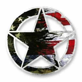 Statele UNITE ale americii Flag Armatei Steaua Veteran Militar American de Cadouri de Transfer de Căldură de Fier pe Autocolante pentru Masini, Moto, Laptop-uri, Industria