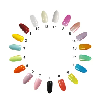 TKGOES 500 BUC Oval Naturale Culori False, Sfaturi de Unghii Acrilice UV Gel Jumătate Sfaturi de Unghii French Nail Art Sfaturi