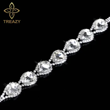 TREAZY Simulate Perla de Cristal Bratari pentru Femei de Culoare de Argint Bratari si Bratari Pulseras Femme Nunta Logodna Bijuterii