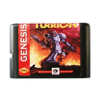 Turrican 16 biți MD Carte de Joc Pentru Sega Mega Drive Pentru SEGA Genesis