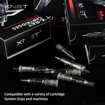 XNET X-RAY Cartuș de Tatuaj Ace Rotunde Magnum RM de Unică folosință Sterilizate Siguranța Ac Tatuaj pentru Cartușul de Mașini Mânere